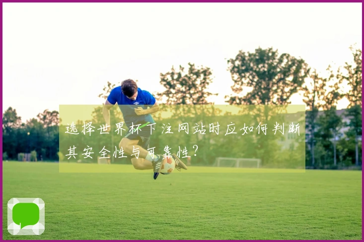 选择世界杯下注网站时应如何判断其安全性与可靠性？